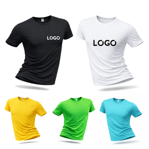 เสื้อยืดเปล่าสำหรับงานซับลิเมชั่น ขายส่ง เสื้อยืดโปรโมชั่น เสื้อยืดโพลีเอสเตอร์ 100% เสื้อยืดสั่งทำ เสื้อยืดขายส่ง เสื้อยืดพื้นฐานสำหรับผู้ชาย - Product Image 1