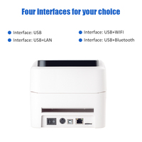 Imprimante d'étiquettes d'expédition thermique YHD-420B 4 pouces 203 DPI USB/BT/LAN/WIFI, compatible avec Windows, Android, iOS