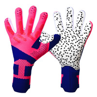 Guantes de Portero Profesionales para Exteriores, Látex Elite, Sin Dedos, Antideslizantes, Malla 3D Transpirable, Soporte de Muñeca con Vendaje, para Adultos