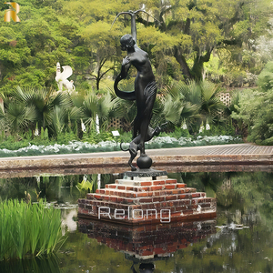RELONG Classique Personnalisé Bronze <span class=keywords><strong>Artemis</strong></span> Diana Statue Sculpture Déesse Grecque de la Chasse à Vendre - Product Image 5