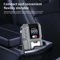Démarreur de voiture portable S300 2026 avec lumière LED, compresseur d'air et trousse d'outils d'urgence, adapté aux camions et aux motos