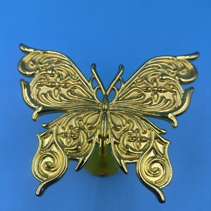 Butterfly Curtain Hooks Warm Gold Anti Rust Traditional Design <b>Hardware</b> Accessories For Curtains - Product Image 1