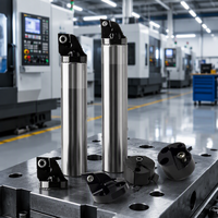 Porte-outil de tournage CNC en carbure, barre de perçage pour tour CNC avec filetage femelle, revêtement DLC OEM, 75-85 HRC