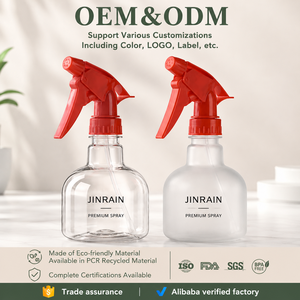 Botella de Spray Personalizada de 350 ml, Botella de Spray de Plástico, Envase Cosmético, Botella de Jabón Líquido de Plástico PET con Bomba Pulverizadora - Product Image 1