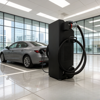 Nueva Estación de Carga Comercial para Vehículos Eléctricos 40-80kW CCS2 Gun OCPP 1.6J con Clasificación IP54, Solución de Estacionamiento para Flotas Relocalizable Jinghu TA-DC-TC-B