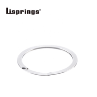 Lispring Heavy Duty 2-Turn Internal Spiral Stainless Steel Retaining Ring Custom Precision Plain Finish 40-52 HRC Metric