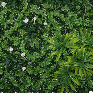 Panel de Césped <span class=keywords><strong>Artificial</strong></span> Resistente a los Rayos UV de 100*100cm, Planta <span class=keywords><strong>Artificial</strong></span> para Pared, Paisaje Vertical para Exteriores, Seto de Plantas Artificiales para <span class=keywords><strong>Terraza</strong></span> de Restaurante - Product Image 3