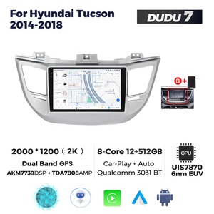 Mekede Dudu Đài Phát Thanh Tự Động <span class=keywords><strong>Android</strong></span> Xe Đa Phương Tiện Máy Nghe Nhạc Hệ Thống Định Vị Âm Thanh DSP Cho <span class=keywords><strong>Hyundai</strong></span> <span class=keywords><strong>Tucson</strong></span> 2014-2018 - Product Image 3
