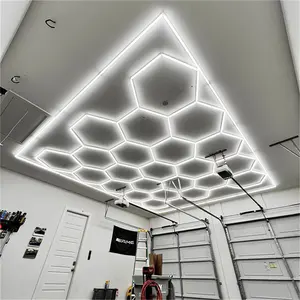 Wholesale Price 6500K Hexagonl Led Light Hex Basement Garage Lights Diy Rgb Light Smart Led Hexagonal Modular