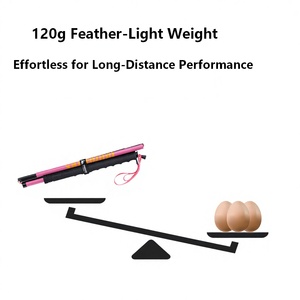 Fibra de carbono T800 de grado aeroespacial: Diseñada con tela de carbono de alto módulo para máxima rigidez y rendimiento ultraligero de 120 g. - Product Image 2