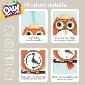 BGL orologio gufo bambino <span class=keywords><strong>vasca</strong></span> da bagno giocattoli impermeabili <span class=keywords><strong>vasca</strong></span> da bagno <span class=keywords><strong>doccia</strong></span> accessori divertimento giochi <span class=keywords><strong>per</strong></span> bambini - Product Image 5