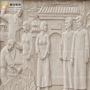 Jiahua <b>Stone</b> Relief Chinese Style Wall Mural Custom <b>Landscape</b> Art - Product Image 3