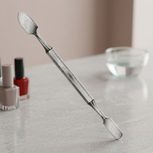 ASAP BEAUTY PAKISTAN Cuchara Facial de Acero Inoxidable Personalizada, Espátula Mezcladora de Maquillaje Antioxidante, Paleta Recta de Acero Vacía Doble - Product Image 3