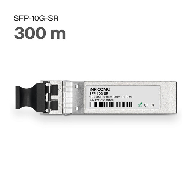 SFP-10G-SR 10GBASE-SR 850nm 300M OM3 LC 10G SR Optical Transceiver Module SFP-10G-SR-S