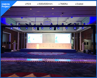 Enbon P2.6/P2.9/P3.9/P4.8 Armoires d'affichage LED modulaires 50x50 en aluminium moulé sous pression, étanches, pour location extérieure/intérieure, pour centres commerciaux