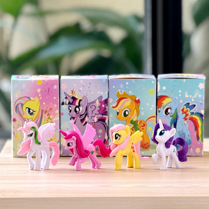 Lot de 12 figurines de dessin animé <span class=keywords><strong>Little</strong></span> Ponys en boîte mystère, jouets pour enfants, collection d'objets d'animation, décoration de gâteau - Product Image 4