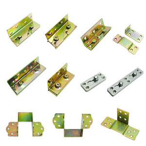 Charnière de meuble Xinshengfa en fer robuste pour fixation de lit, connecteur pour cadre en bois massif, accessoire de quincaillerie de montage mural - Product Image 2