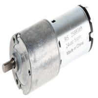 Motorreductor PLC 1 X RS Pro, 24 V CC, 300 Mnm, Velocidad de Salida 5 RPM, Venta al por Mayor