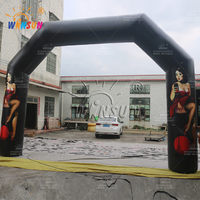 WINSUN prix d'usine personnaliser arc gonflable de porte de démarrage gonflable en PVC pour les célébrations de promotions publicitaires