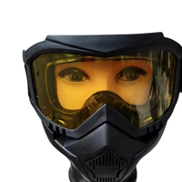 Masque de protection anti-buée intégral pour activités de plein air, CS, Harley, moto, différentes couleurs