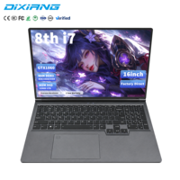 Nouvel Ordinateur Portable Gaming de 16 Pouces P106 sous Windows 11, Processeur Intel Core i7-8750H 8e Génération, 6 Cœurs, 6 Go/16 Go RAM, SSD 1 To, Écran IPS 1920*1200, Clavier, Vente en Gros