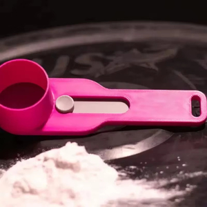 Cuchara de Café Ecológica de Plástico con Embudo y Mango Largo, Cuchara Reutilizable para Polvo, para Botella de Agua, Cuchara Medidora Deslizante - Product Image 5