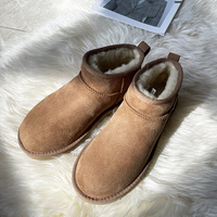 Bottes de neige classiques épaisses Uggs 2026 de qualité supérieure, très vendues, confortables et chaudes, bottines d'hiver plates antidérapantes pour femmes