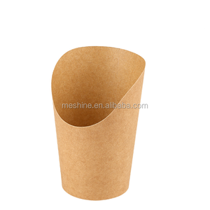 Envase de Papel Desechable, Porta Papas Fritas de Papel Kraft, Vaso de Papel para Aperitivos, Vaso de Papel para Llevar, Tazón de Papel de Grado Alimenticio, Vaso para Palomitas de Maíz Ms-popcorn - Product Image 2