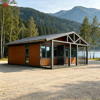 Maison mobile préfabriquée extensible sur mesure de 40 pieds ou 20 pieds, conteneur habitable, 2, 3, 4 ou 5 chambres, maison préfabriquée portable, unité d'habitation complémentaire