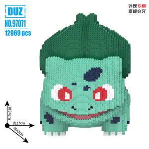 新着 35/47cm コレクション DUZ 組立式 イーブイ ゲンガー ダイヤモンドブロック フィギュア カビゴン ゼニガメ マジックビルディングブロック玩具 - Product Image 5