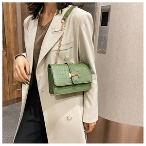 Nouveauté Carteras Y Bolsos <span class=keywords><strong>De</strong></span> Mujer Sac à main en cuir tendance Motif crocodile Sacs bandoulière pour femmes - Product Image 5