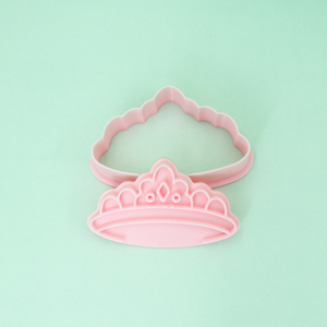 プリンセスシリーズプラスチックビスケット型かわいい3D漫画DIY環境にやさしい2ピースクッキーカッター - Product Image 3