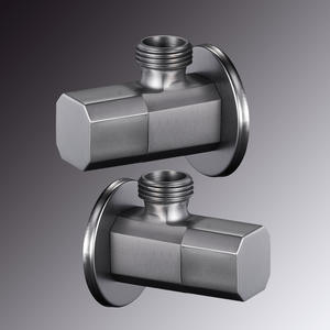 Válvula de Agua Fría para Inodoro, Cuadrada, de 4 Puntos, de Cobre, Electrochapada, Gruesa, para Baño, Marca Vimijia - Product Image 2