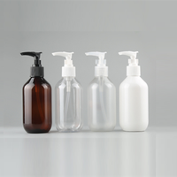 Flacon pompe pulvérisateur cosmétique en PET avec impression sérigraphique pour shampoing et sérum de soin de la peau, 100 % matière vierge