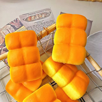 Jouet Squishy Anti-Stress en Forme de Gâteau, Pain ou Toast, Texture Super Douce, Se Remonte Lentement, Vente Directe Usine