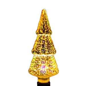 D Светодиодная лампа E27 3D декоративный светильник AC110V 220V праздничный креативный светильник ST64 G95 A60 G80 G125 Новинка лампа Рождественское украшение