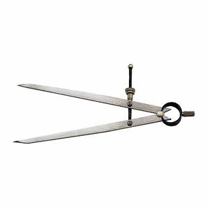 Compas de mesure Usag 972, capacité de 200 mm, outil de dessin de précision pour le marquage du métal et du bois - Product Image 1