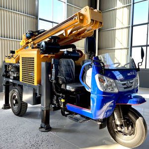 핫 세일 200m 디젤 엔진 세발 자전거 장착 모바일 물 우물 드릴 장비 광산 용 펌프 220V 중국산 - Product Image 1