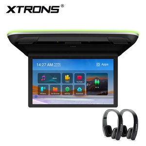 XTRONS 21.5 Inch Android Car Roof Flip Down Monitor, FHD IPS Display, HD Input, Metal Mounting for Coach Bus Motorhome - Product Image 3