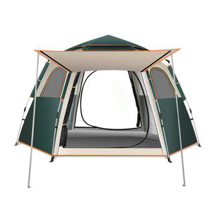 Carpa Oxford Totalmente Automática <span class=keywords><strong>para</strong></span> 3-4 Personas, Accesorios <span class=keywords><strong>de</strong></span> Camping, 1 Puerta, Portátil <span class=keywords><strong>para</strong></span> Viajes al Aire Libre, <span class=keywords><strong>Playa</strong></span>, Senderismo y Excursionismo - Product Image 1