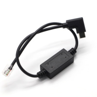 Cable Serial USB Tipo C con Ángulo de 90 Grados a RJ11 RJ12 RS232 para POS, Router, Programación PLC, OEM/ODM FTDI FT232RL