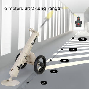 Juguete de Tiro 2 en 1 para Niños, Lanzador de Morteros de Balas Blandas, Modelo Militar de Cohete, Máquina de Burbujas Eléctrica para Niños - Product Image 6