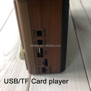 RD-311UBT портативное металлическое Fm-радио с фонариком и часами - Product Image 3