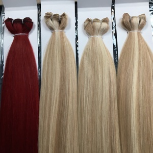 Nueva Tendencia, Extensiones de Cabello Ruso de Doble Trama de la Mejor Calidad, Trama Fina Invisible, Extensiones de Cabello 100% de Lujo Genius Weft - Product Image 2