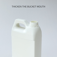 Offre Spéciale – Bouteilles Carrées Personnalisées en PEHD 1L-5L pour Lait, Savon Liquide, Lessive – Contenant Vide avec Bouchon à Vis et Sérigraphie