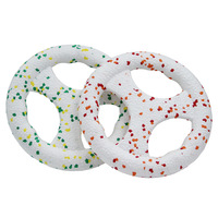 Jouet pour chien LY ETPU Sport : Disque volant Popcorn, Volant pour Border Collie, Doux, Résistant aux morsures, Interactif, pour tirer la corde, Anti-ennui