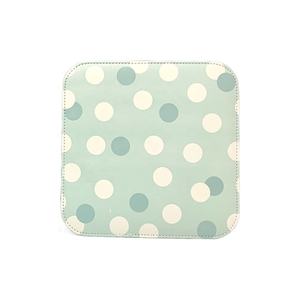 GF Nouveau Design Flower Dot Tapis de <span class=keywords><strong>souris</strong></span> carré double face imprimé sur mesure pour ordinateur portable de bureau 22x22cm Tapis de <span class=keywords><strong>souris</strong></span> en cuir PU pour bureau - Product Image 5