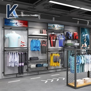Hiện đại thể thao ngoài trời cửa hàng quần áo hiển thị giá thân thiện với môi tường lưu trữ giá cho quần áo giày và túi hiển thị - Product Image 2