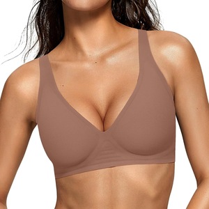 Soutien-gorge sexy pour femmes, lingerie intime, sans armatures, push-up, bretelles réglables, dos en U, soutien-gorge de maintien pour femmes - Product Image 1