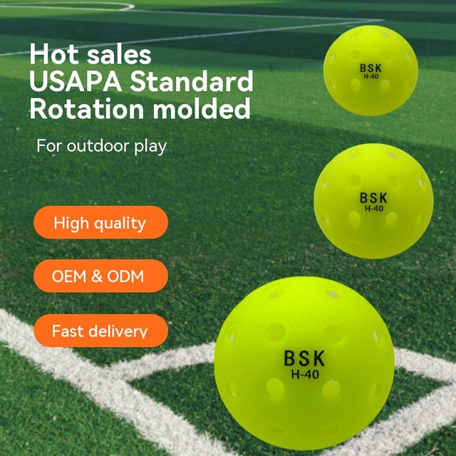 Bosket Factory Price X40 Pickleball Durable USAPA Approved 40 Hole Tournament Outdoor Fast Pickle Ball Competition Ball